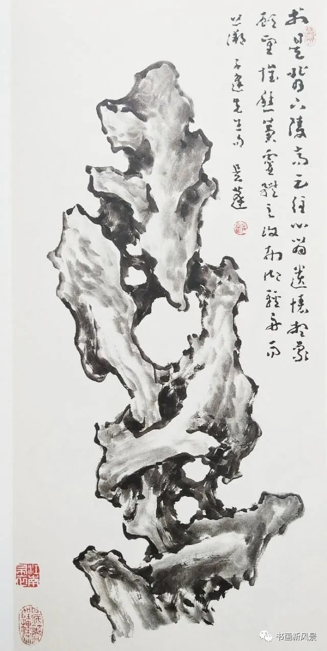 水墨"丑石,入画大美!