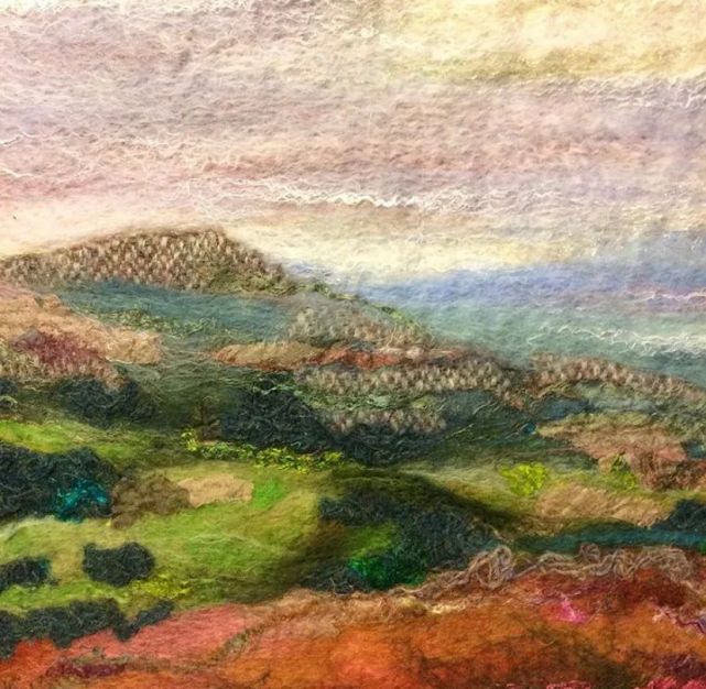 这些逼真的风景画作,竟然是用羊毛"洗"出来的?