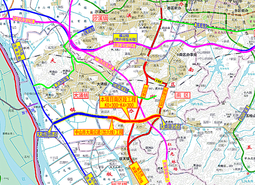 大南公路南区段5月底动工