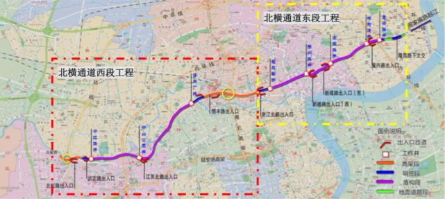 北横通道新建工程v标福建路工作井首幅地下连续墙成槽正式启动!