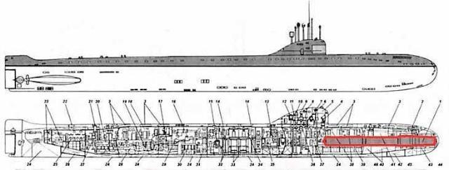 在当年研制t-15核鱼雷时,苏联就曾计划将第一代627型攻击核潜艇(北约