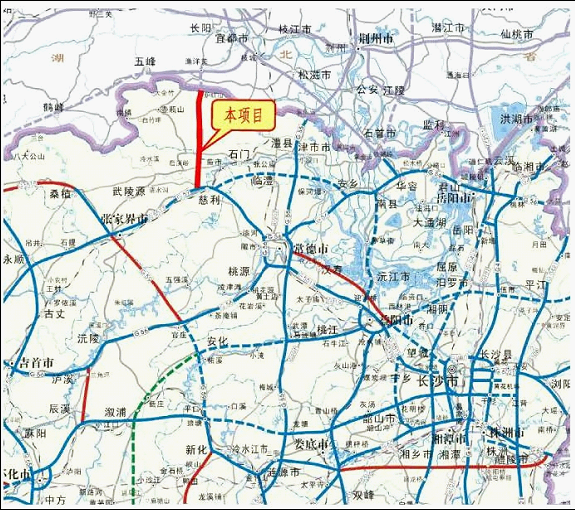 湖南省张家界至官庄高速公路