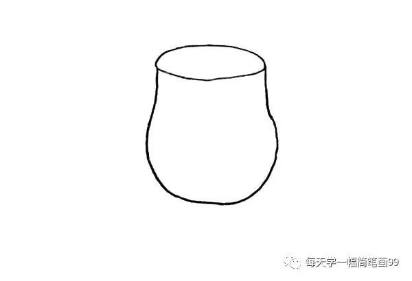 每天学一幅简笔画-带颜色果汁简笔画步骤教程