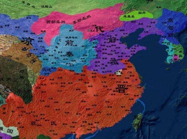 东晋地图