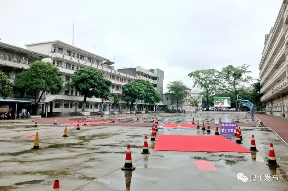 直击校园现场!恩城中学这样迎接学子归来