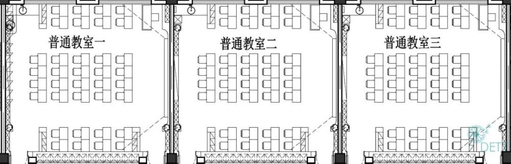 △ 传统教室平面图