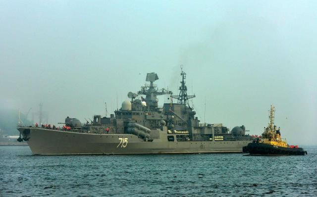 俄罗斯海军曾经的主力战舰,956型"现代"级驱逐舰,在俄罗斯海军计划的