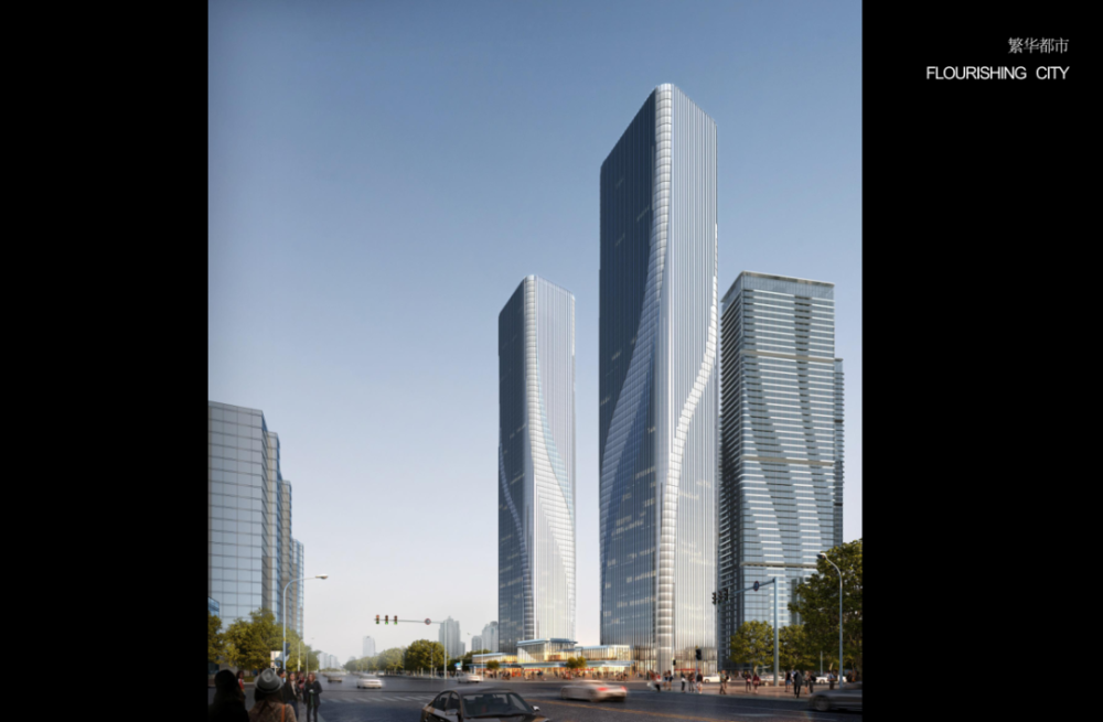 超高层豪宅规划亮点,六重归家礼序,公建化立面,公寓价值最大化
