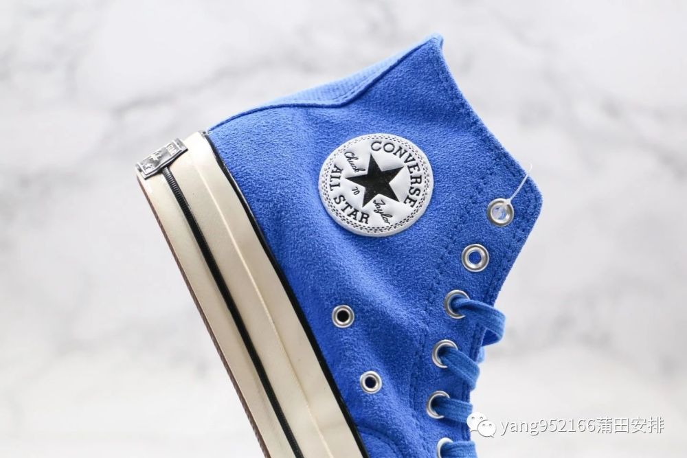 匡威converse chuck tylar 70s麂皮硫化板鞋天蓝色