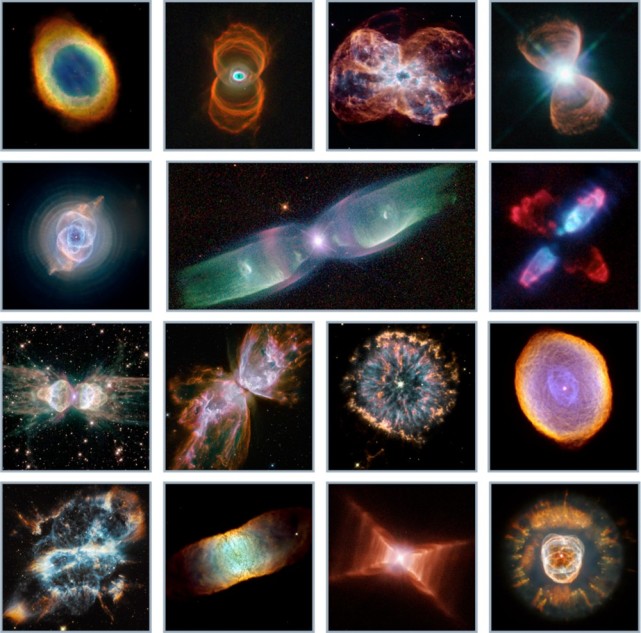 哈勃望远镜揭示了行星状星云惊人的多样性和惊人的复杂性.