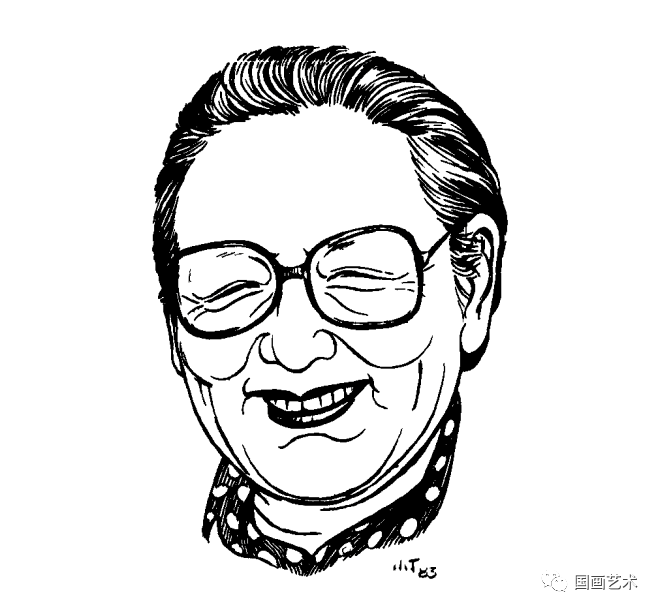 丁聪画名人肖像:寥寥数笔现神韵
