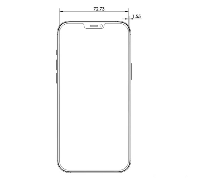 iphone12 将错峰发布,四款iphone cad 图纸曝光!