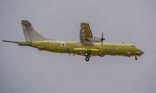 土耳其接收首架用于飞行测试的atr 72-600海上巡逻机