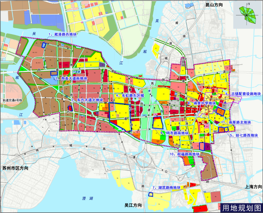 苏州市吴江区七都镇控制性详细规划调整批后公布 ●苏州工业园区