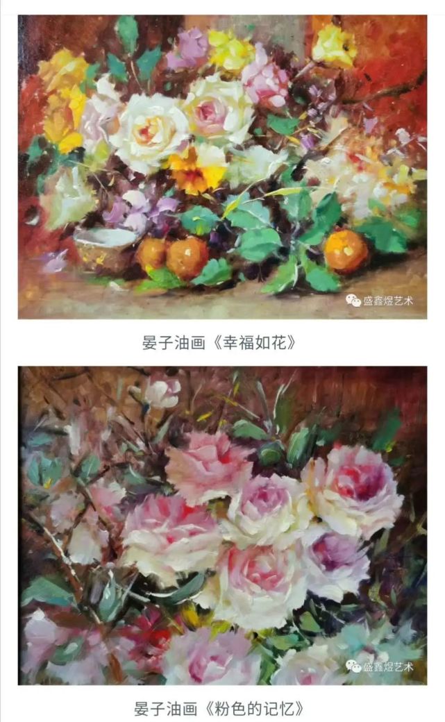 近期,加拿大画家联合会(fca)邀请晏子油画家《幸福如花《粉色的