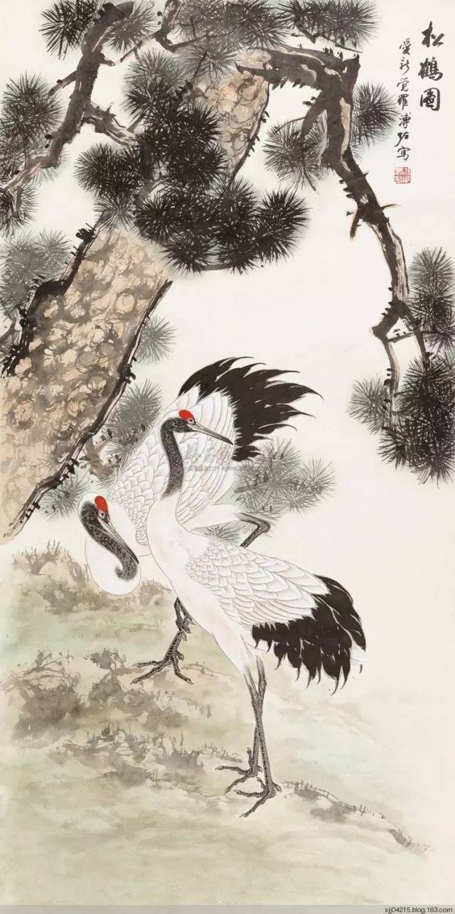 爱新觉罗·溥佐花鸟画欣赏