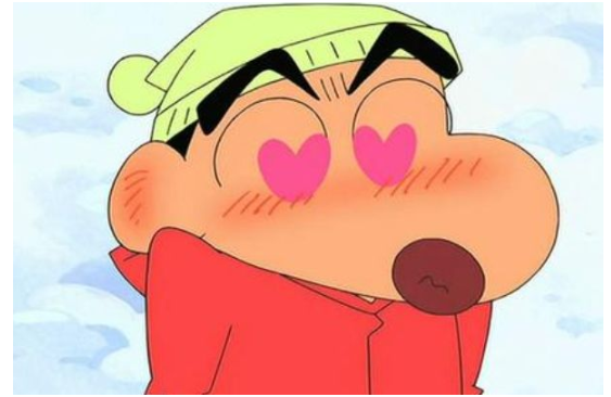 蜡笔小新的形象也是很有趣的,粗粗的眉毛,胖乎乎的脸蛋,很是呆萌!