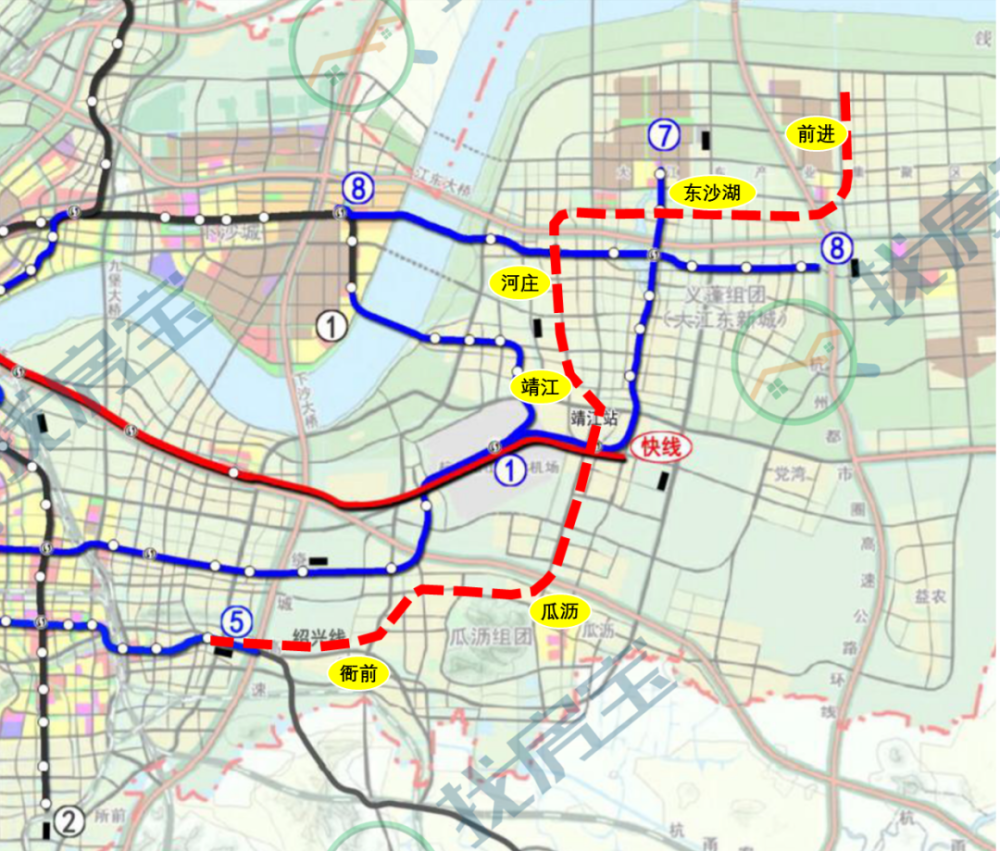 16条地铁齐发杭州地铁四期规划这些区域将受益