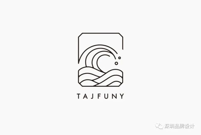 tajfuny书店品牌logo设计 via:tegusu