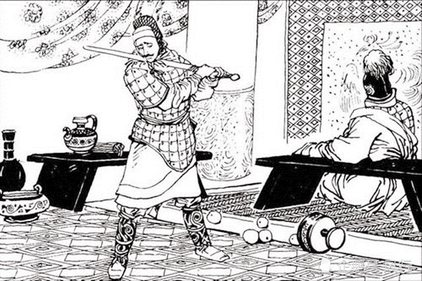 自刎于韩信面前,韩信也因他的诅咒家破人亡;项羽麾下五虎将之一,忠心