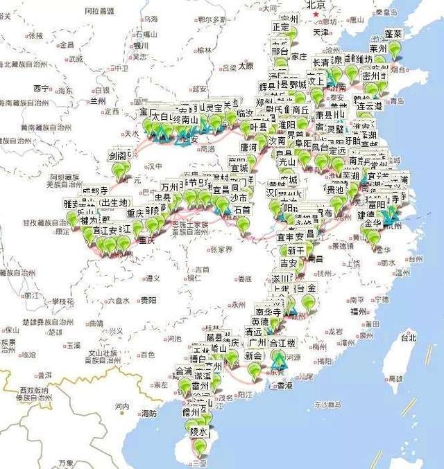 苏轼的人生地图