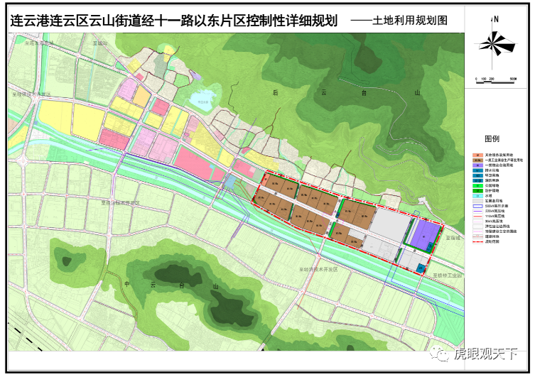 连云港连云区这个地块控制性详细规划公示定位为大数据产业园