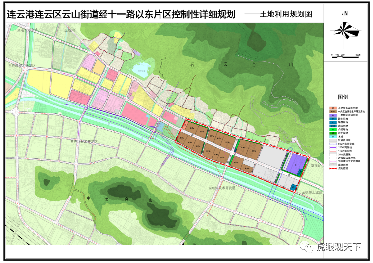 连云港连云区这个地块控制性详细规划公示 定位为大数据产业园