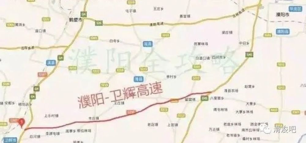 副县长郑进武宣布濮卫高速滑南互通跨国道230跨线桥首桩正式开钻,并