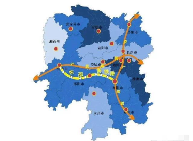 湖南岳阳长沙郴州都规划了横向高铁通道 衡阳往东的高铁在哪里?