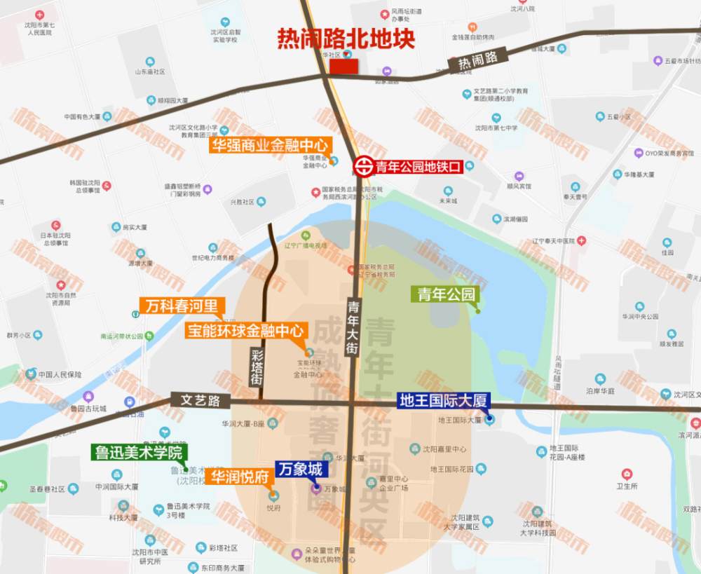 沈阳金廊还有热地可拍,热闹路北地块就是一个!