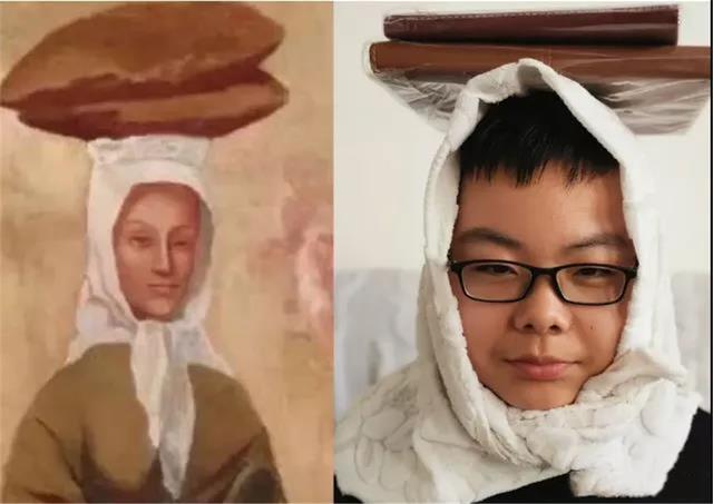 小学生模仿世界名画,看到孩子交出来的作业,父母真的要笑喷了