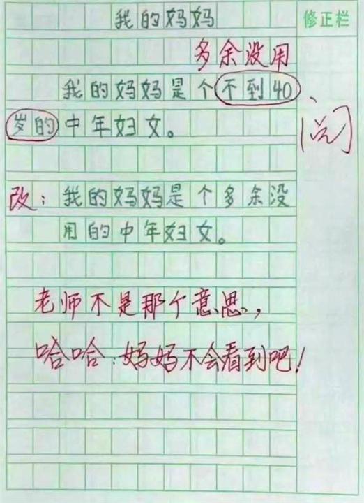熊孩子"奇葩作文"走红,脑洞大开,想法天马行空,让人笑