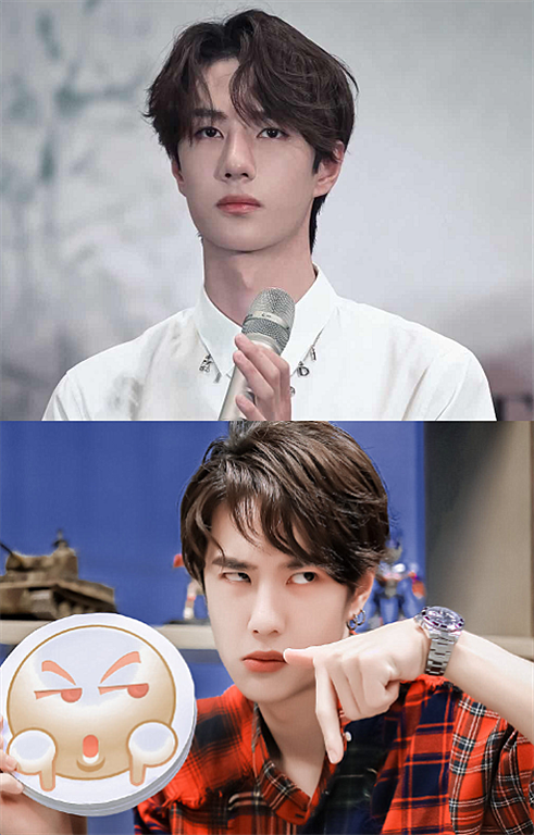 王一博模仿表情包,虞书欣模仿表情包,看到杨超越:没让