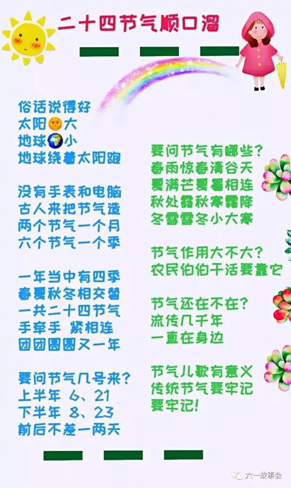 为大家整理了二十四节气表顺口溜和二十四节气歌歌词大全,快来朗读吧