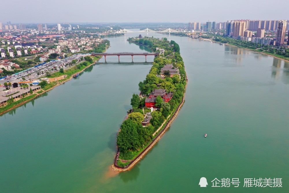 最后一页 2020年4月29日,航拍衡阳网红景区东洲岛.