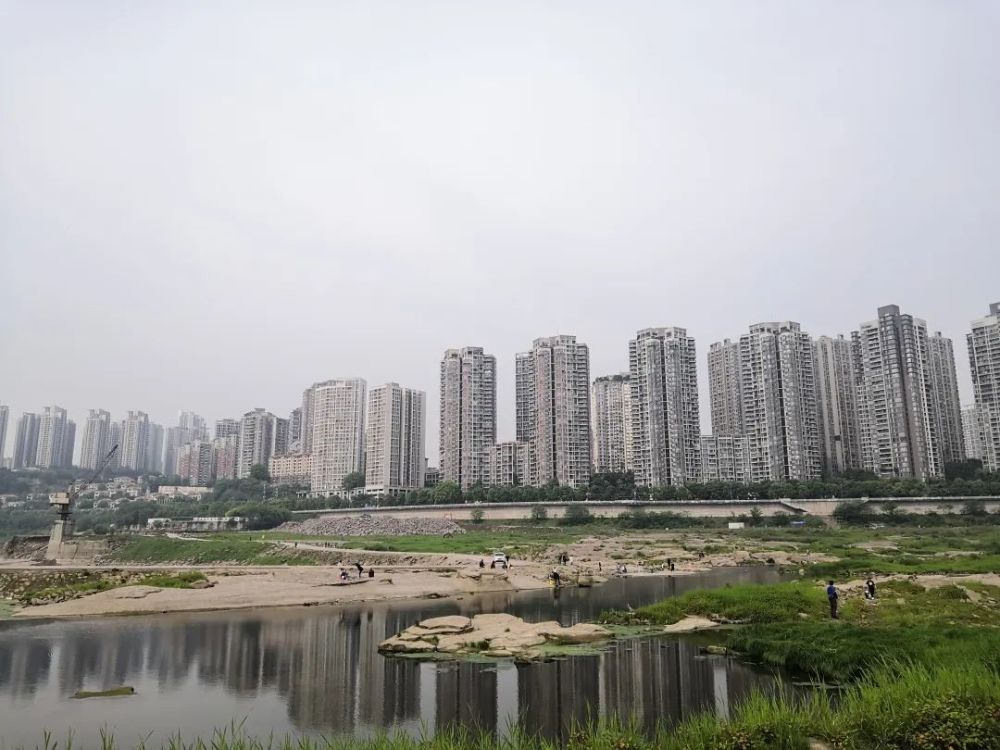 即将变身湿地公园的重庆南岸龙凤溪哑巴洞原生态长江滩涂风景