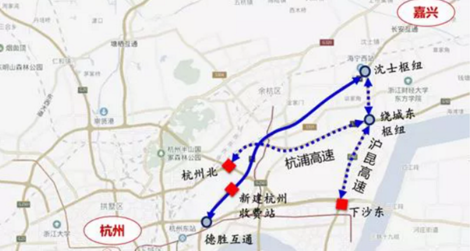 5月10日起s2杭甬高速公路杭州市区施工,附上绕行建议