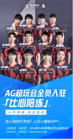 ag超玩会全员入驻海报