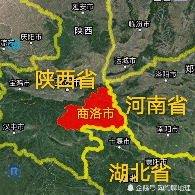 陕西商洛市1区6县,建成区面积排名,最大是丹凤县,最小