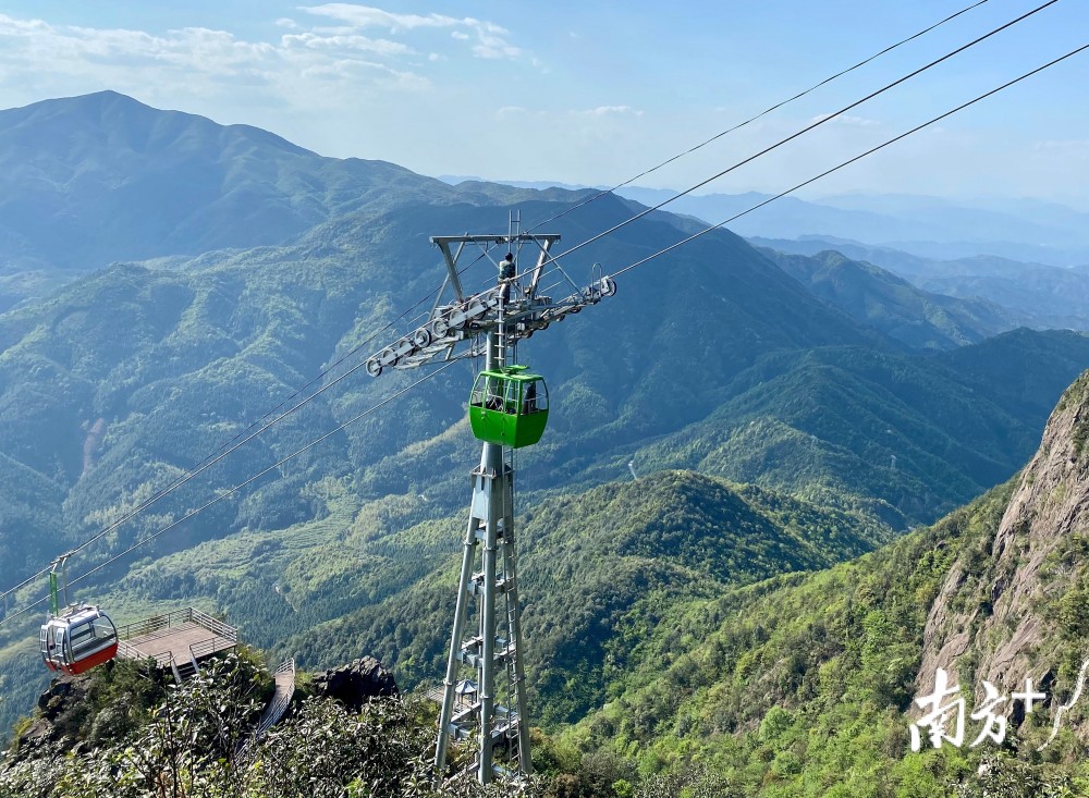清远首个旅游索道缆车建设项目落户金子山.