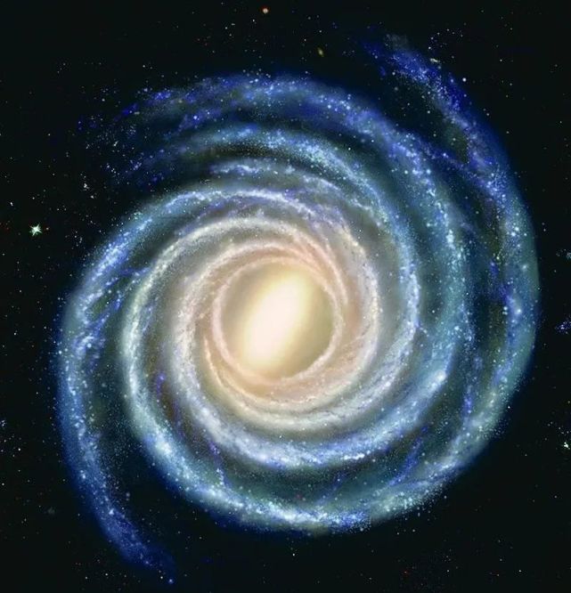 它清晰地展示了银河系是一个具有4条旋臂的棒旋星系