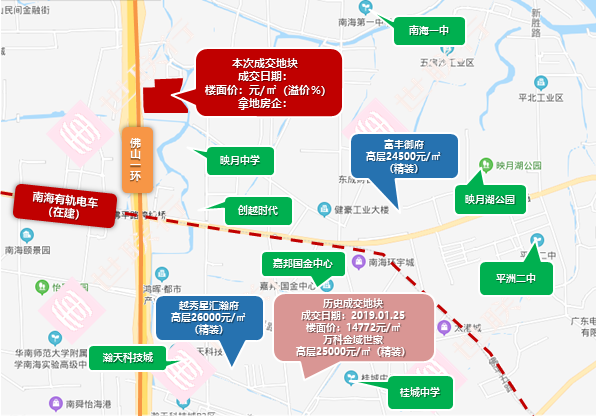 地块位置:佛山市南海区桂城街道佛山一环东侧,夏平路北侧