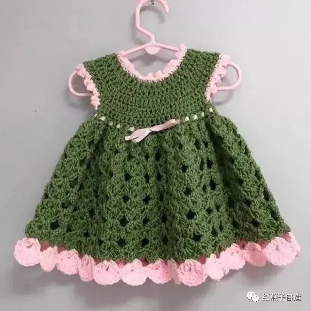 钩的婚纱裙_各种公主裙的钩法图解(3)