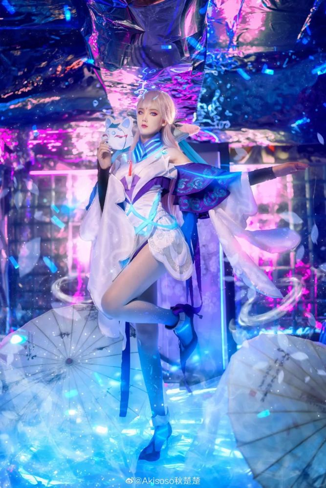 王者cosplay:猫影幻舞——貂蝉