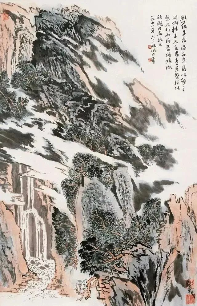 清晨阅读丨陆俨少:山水画题款要和画不即不离