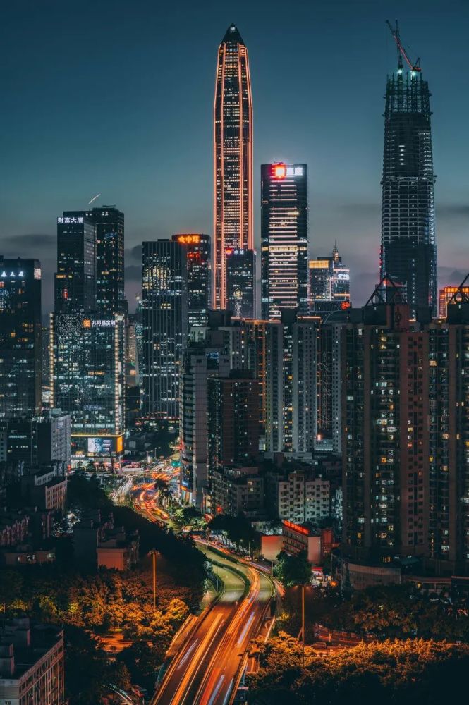 深圳繁华夜景