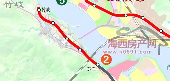 福州地铁2号线拟延伸至闽侯竹岐