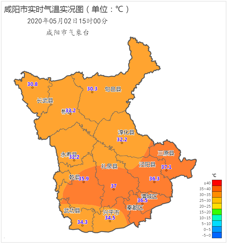 咸阳首个高温预警!永寿明天32℃,但接下来的天气