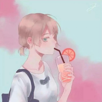 甜甜的情侣头像:我的心不大,但足够装下一个我爱的他!