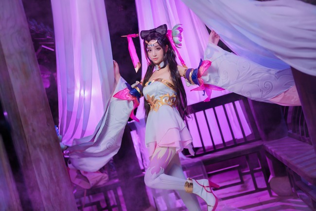 王者荣耀貂蝉cosplay正片,想欣赏妾身的舞姿吗?